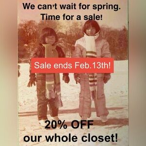 End of Winter Sale!